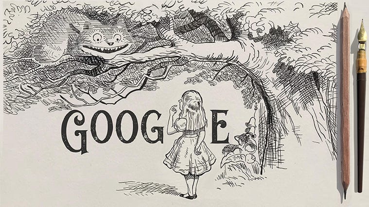 Sir John Tenniel Google Doodle Honors Alice In Wonderland Artist