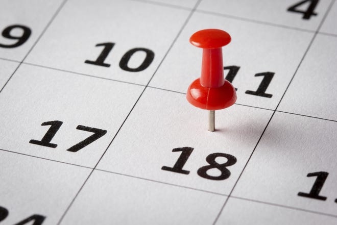 Calendario comunitario de los condados de Deming y Luna para el viernes 12 de agosto de 2022