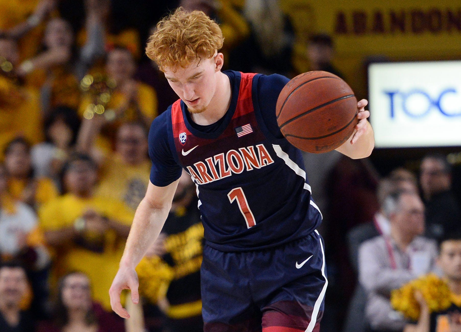 Nba Mock Draft Arizona Basketball S Nico Mannion Falls In Projections