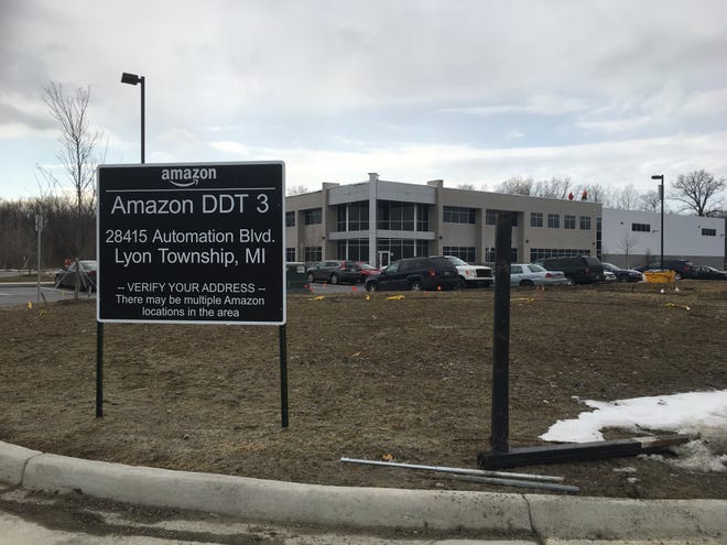 Amazon will begin sorting and delivery of packages from the company's new Lyon distribution center this month.