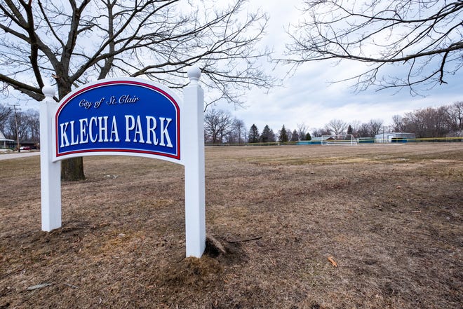 Klecha Park in St. Clair in early 2020.