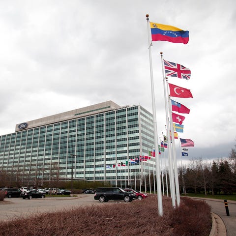 The Ford Motor Company world headquarters building