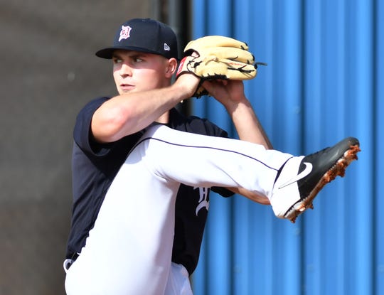 Tarik Skubal, a 6-foot-3 left-handed starter, could be the first top pitching prospect to play for the Tigers.