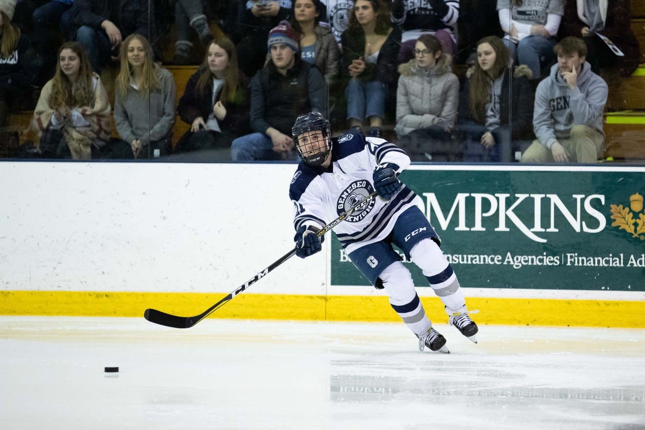 SUNY Geneseo hockey coach Chris Schultz has special spot for seniors SUNY Geneseo hockey coach Chris Schultz has special spot for seniors