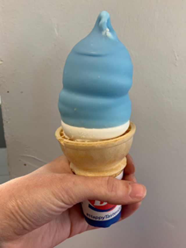 Dairy Queen S New Cotton Candy Dipped Cone Is Sweet Blue And A Huge Hit