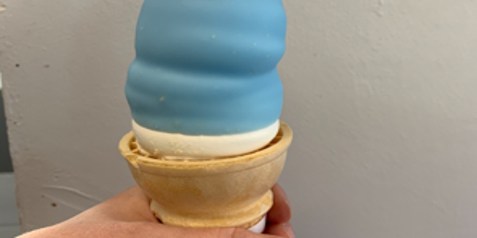 Dairy Queen's new Cotton Candy Dipped Cone is sweet, blue and 'a huge hit'