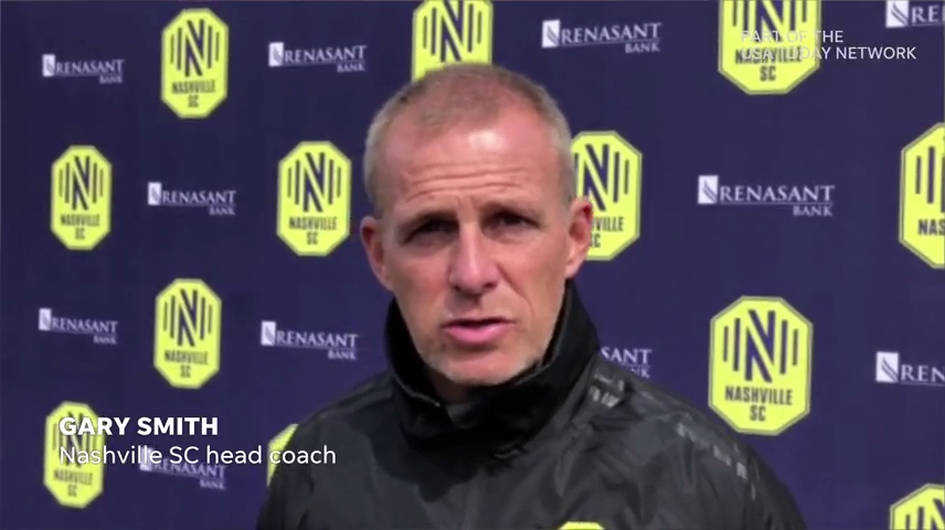 Nashville SC coach Gary Smith reacts to the Tennessee tornado, its effect on players