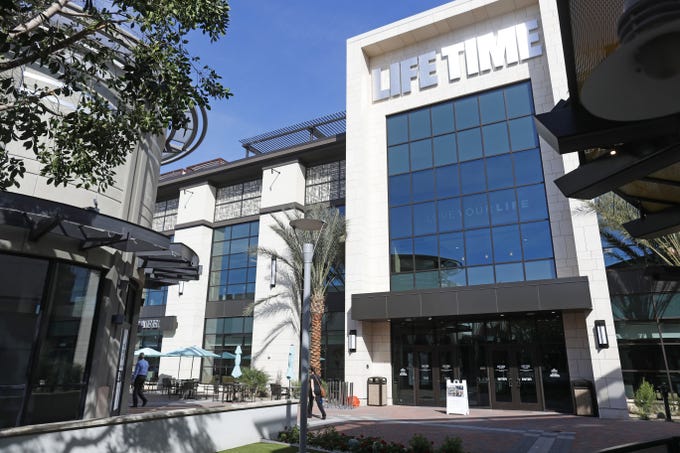 Life Time Fitness locations throughout metro Phoenix will reopen May 20. This is the Biltmore location. Life Time&#39;s website lists changes that will be implemented, including smaller capacity limits, spaced out equipment and reservations for classes.
