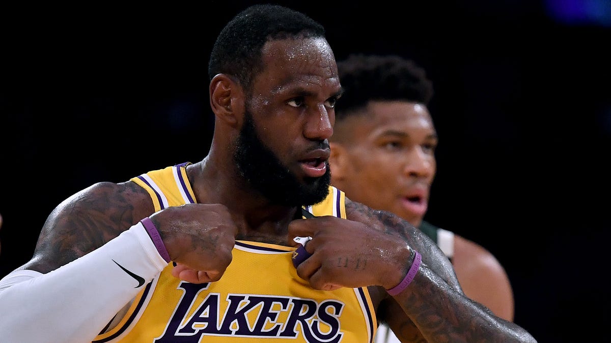 LeBron James and Giannis Antetokounmpo