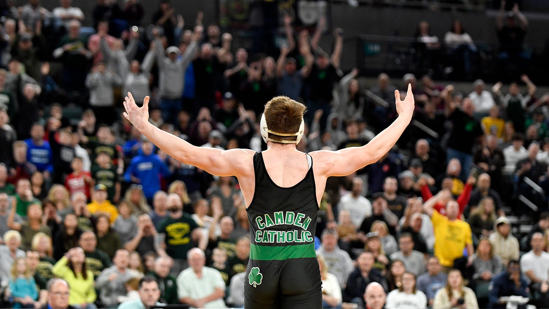 NJ Wrestling Championships Camden Catholic's Cosgrove fights way to title