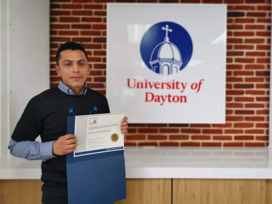 Yovany Diaz Tolentino, a former DACA recipient, received a certificate to teach English earlier this year from the University of Dayton after taking online classes from Mexico. Diaz Tolentino decided not to renew his DACA and left Georgia in 2015.