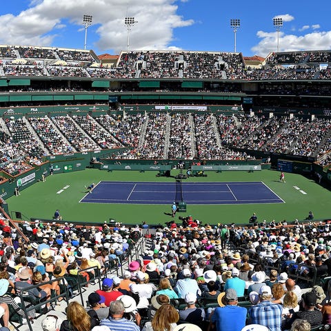 The BNP Paribas Open, which brought in a crowd of 