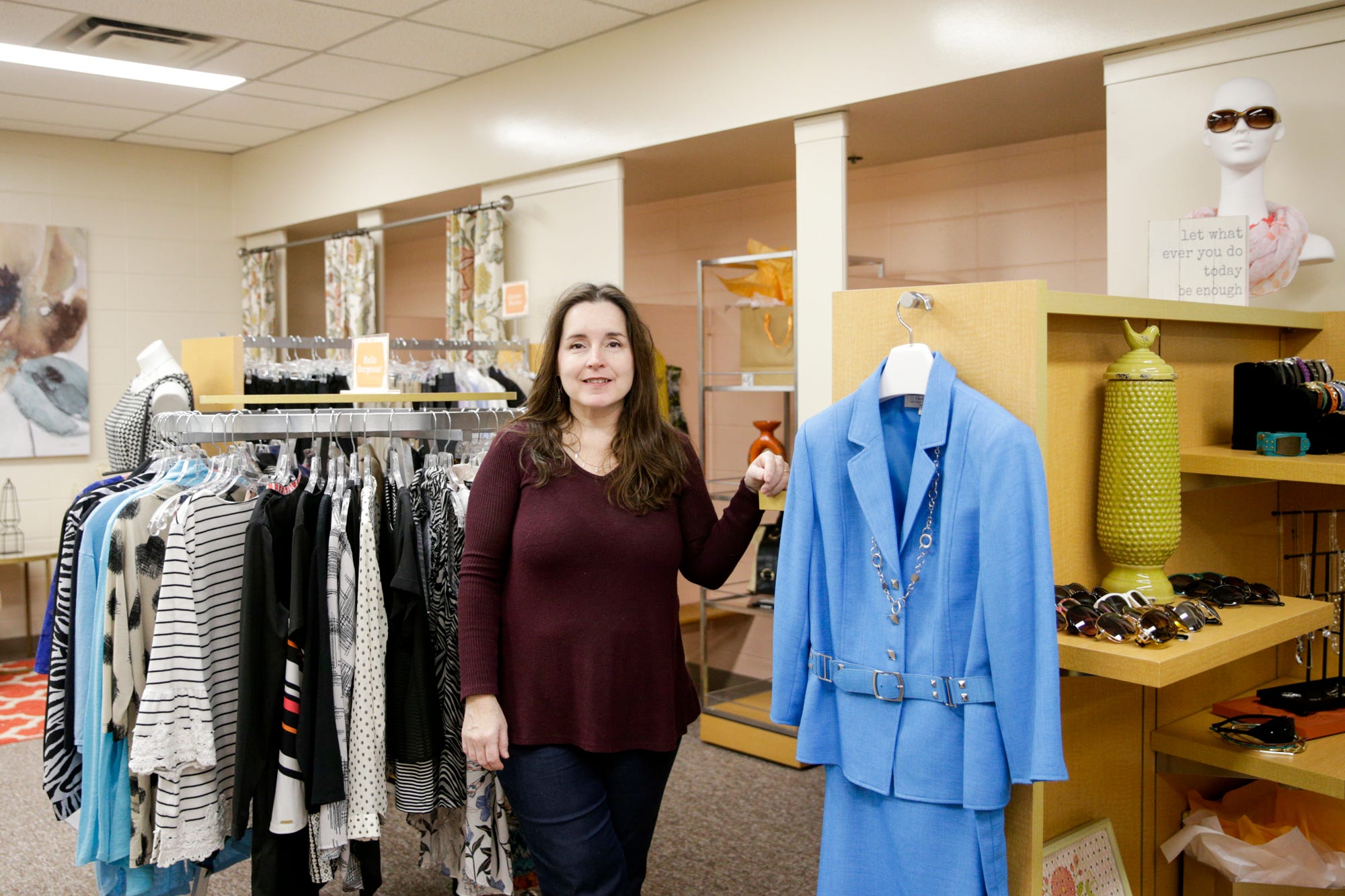 the clothing boutique