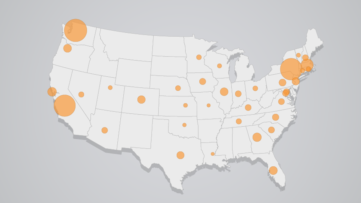 US coronavirus map Tracking the United States outbreak
