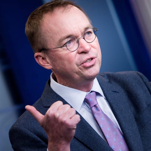 Acting White House chief of staff Mick Mulvaney in