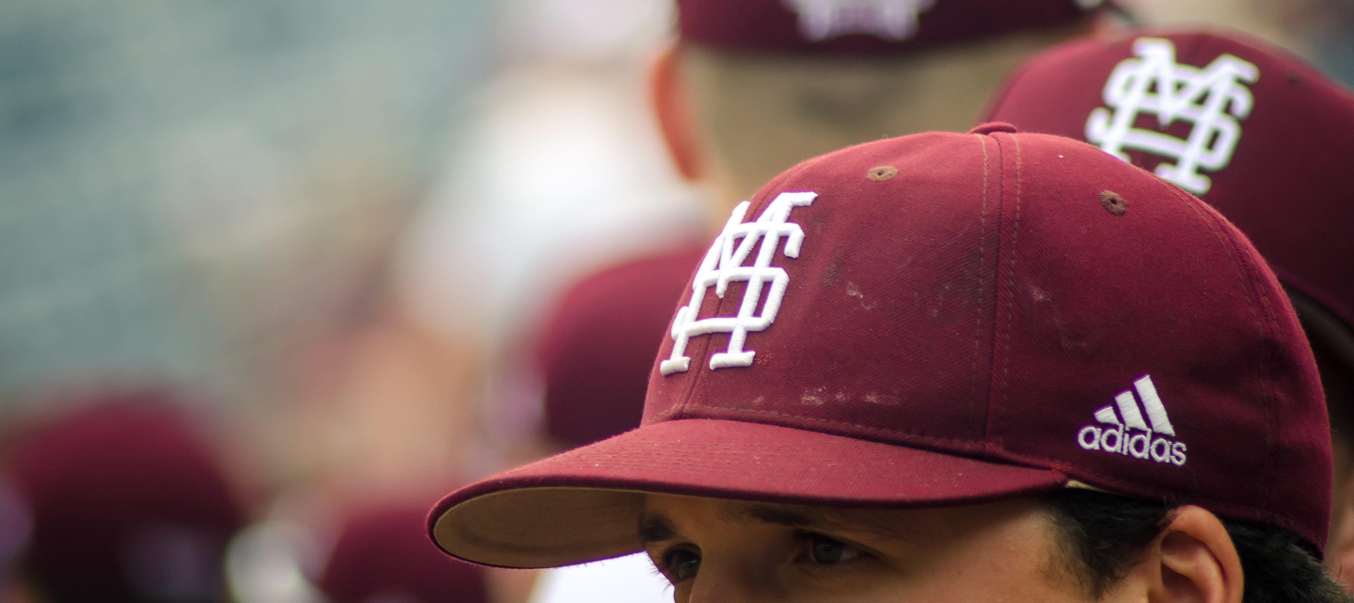 mississippi state on field baseball hat