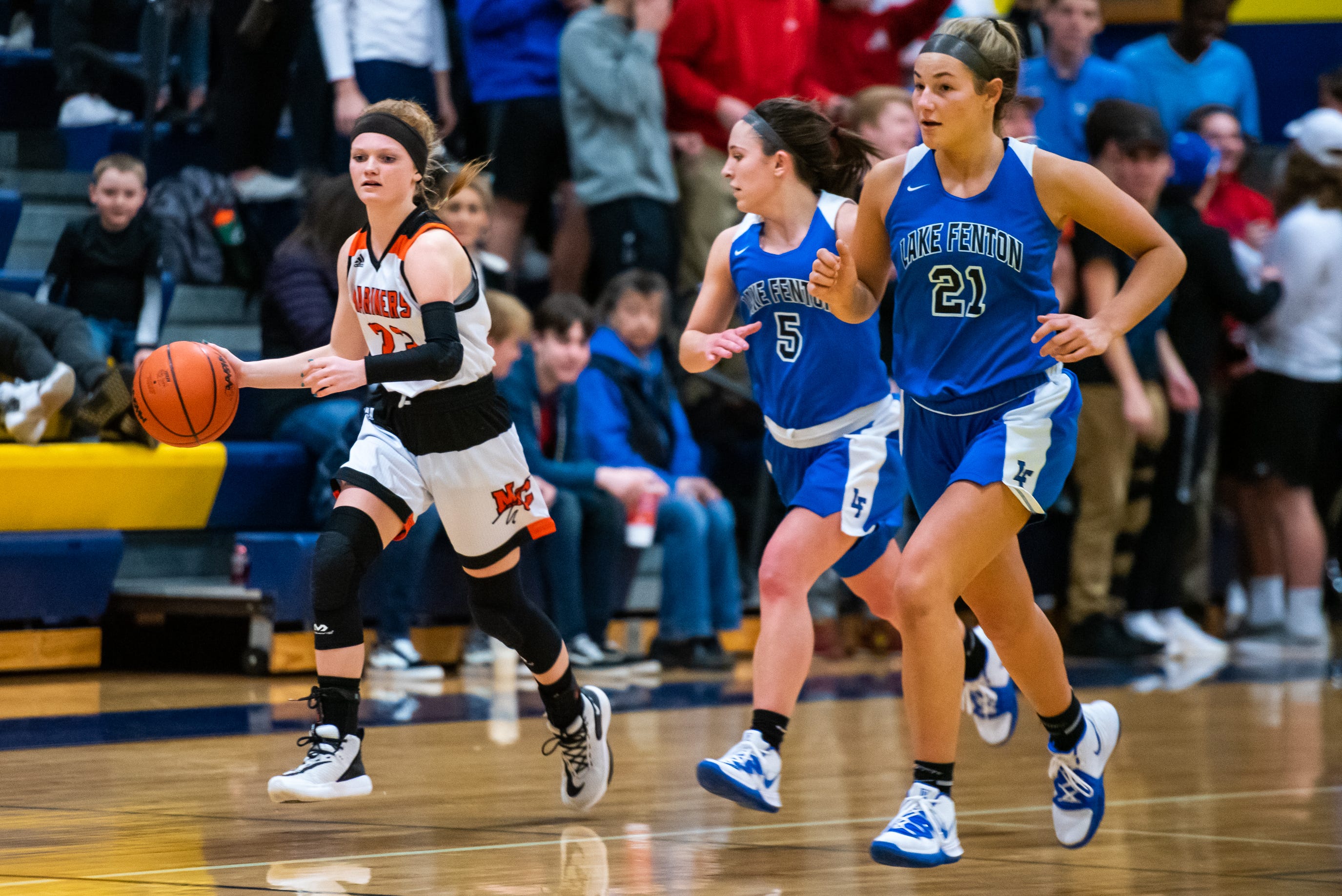 Marine City Girls Basketball Loses But Mcconnell Scores 1 000th Point