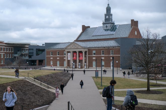 The Tangeman University Center at the University of Cincinnati’s campus on March 11.