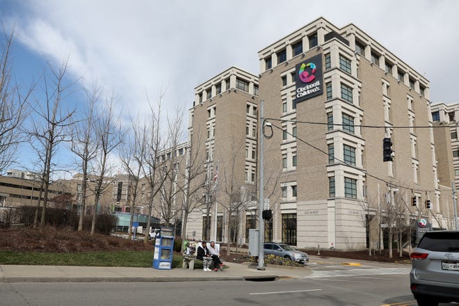 Cincinnati Children's Hospital, pictured, Thursday, March 12, 2020, in Cincinnati, Ohio.