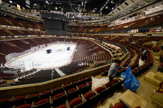 The NHL, which shares many arenas with the NBA, is mulling its options Thursday morning regardingu00a0the remainder of its regular season.