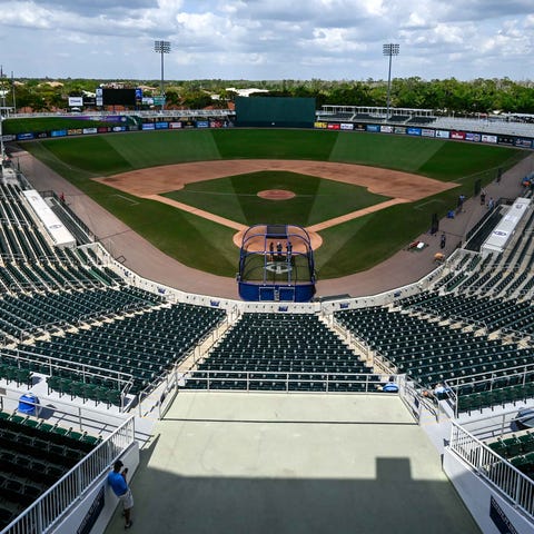 The Twins' park in Fort Myers, Fla. sits empty aft