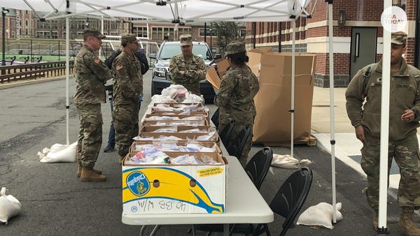 National Guard arrives to help deliver food in New