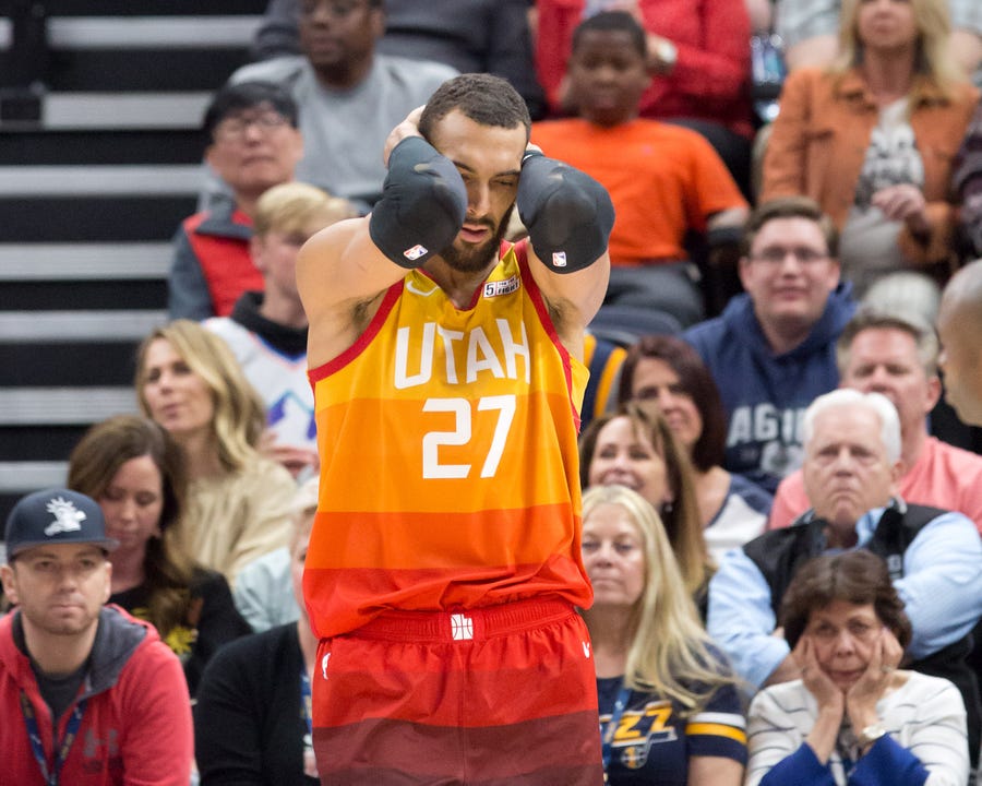 Rudy Gobert was the first NBA player to test positive for the coronavirus.