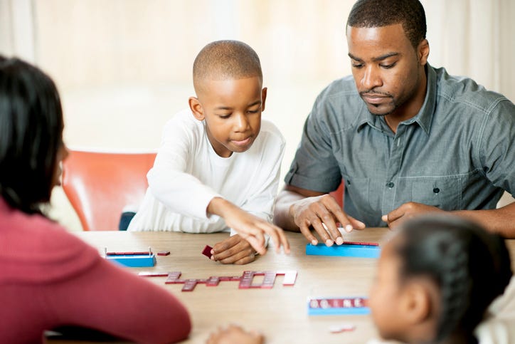 people playing a game