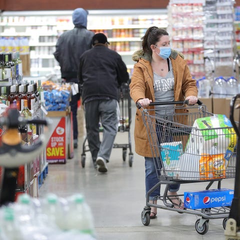 Due to the Coronavirus Pandemic local shoppers sto