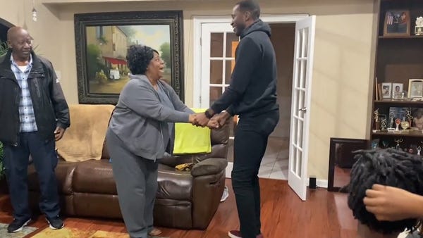 Betty Udofiah says her son Marine Lance Cpl. Abasi