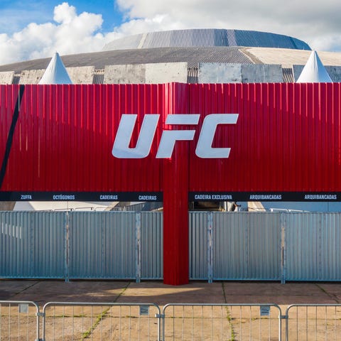 A general view outside before UFC Fight Night at G