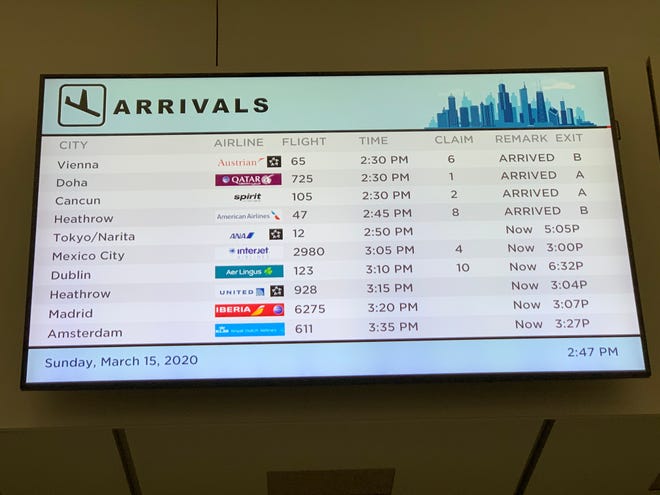 Coronavirus Chaos At U S Airports As Travelers Return From Europe