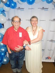 Frank LeVenia lost about 200 lbs walking and dancing the walking track at the YMCA. He's pictured here with wife Helen.