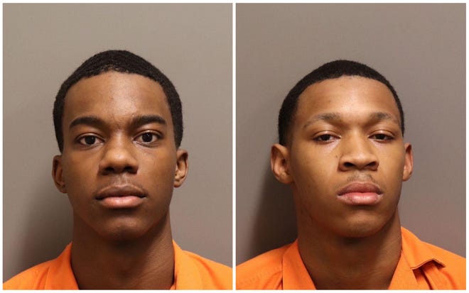 Demetrice Landon and Jalen Spooney were each charged with first-degree robbery.