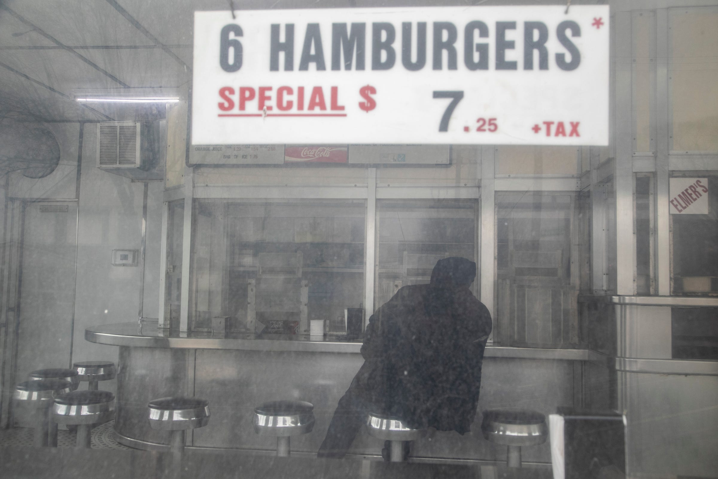 Elmer's Hamburgers is still open for business for takeout on Detroit's west side Wednesday, March, 18, 2020.