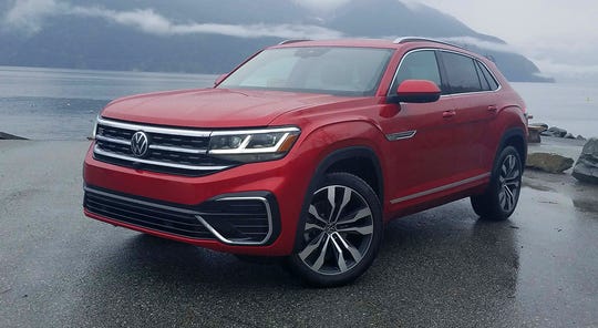 New for 2020, the VW Atlas Cross Sport is based on the same platform as the Atlas - but boasts just two rows of seats and a sportier profile.