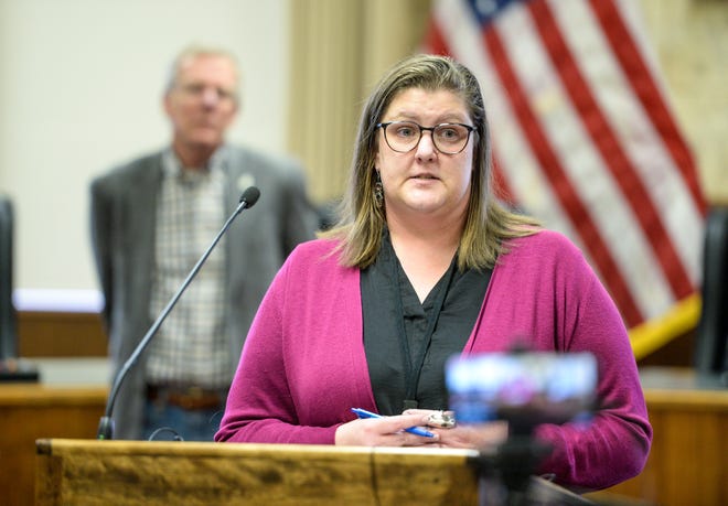 Trisha Gardner, public health officer for the City-County Health Department, announces said she is closing bars and restaurants in Cascade County to help combat the spread of COVID-19.
