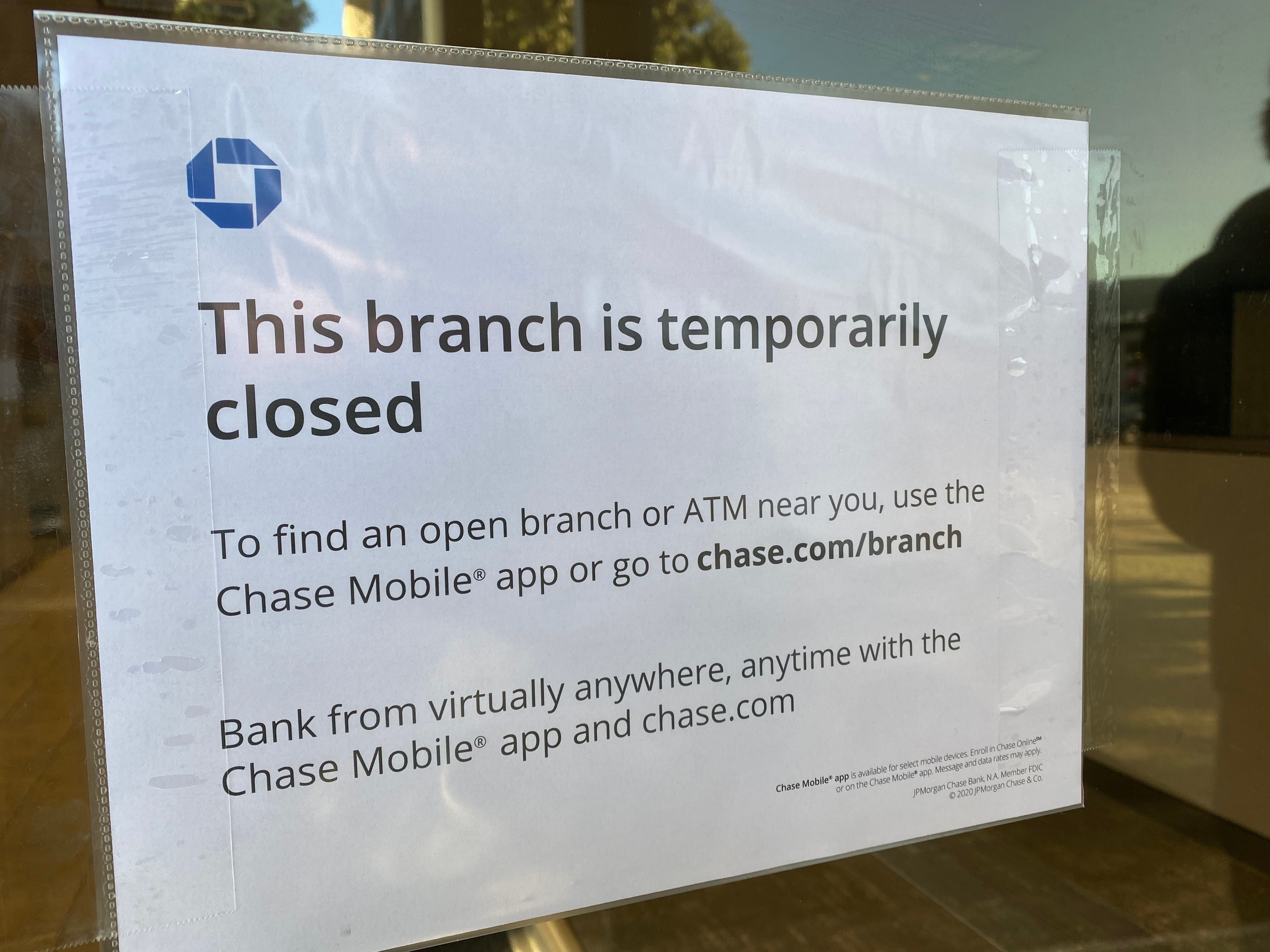 Chase Bank Temporarily Closing 1 000 Branches Due To Coronavirus
