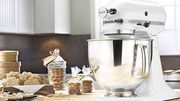 The KitchenAid stand mixer will help with all your baking needs.