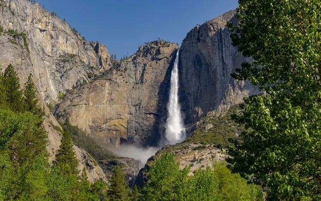 Yosemite Falls is one of the park's most iconic landmarks