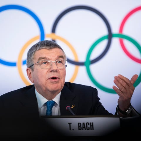 International Olympic Committee president Thomas B