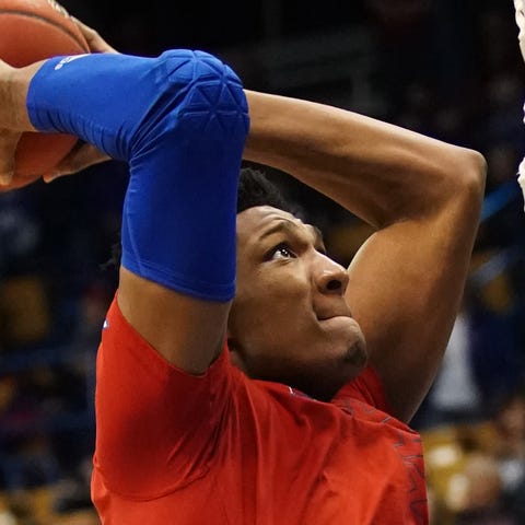 Feb 3, 2020; Lawrence, Kansas, USA; Kansas Jayhawk