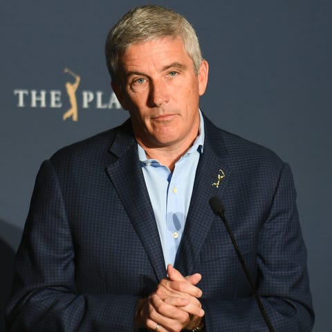 PGA commissioner Jay Monahan on March 13, 2020.