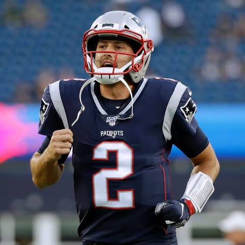 Quarterback Brian Hoyer is back with the Patriots 