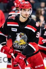 Joe Veleno and the Griffins were in playoff contention before the American Hockey League suspended its season earlier this month.