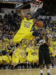 Former Michigan forward Jordan Morgan plays with Pu0131nar Karu015fu0131yaka of the Turkish Basketball Super League, which was one of the last European leagues to suspend play.