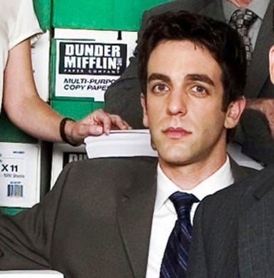 From temp to executive back to temp again, Ryan (B.J. Novak) was never a boring addition to 
