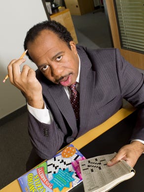 Leslie David Baker never stuttered as paper salesman Stanley Hudson on 