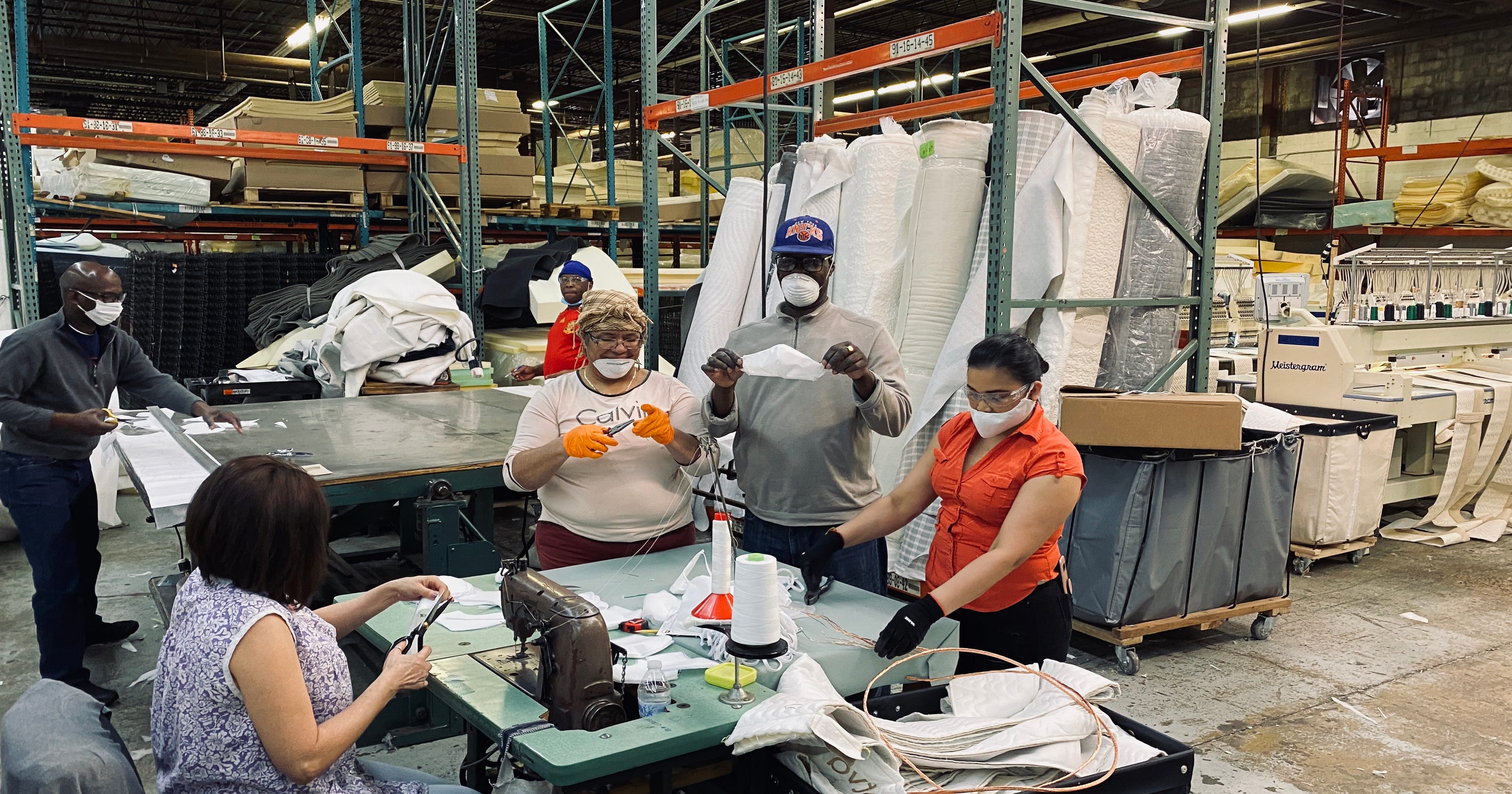 Coronavirus North Brunswick Nj Mattress Factory To Make Donate Masks