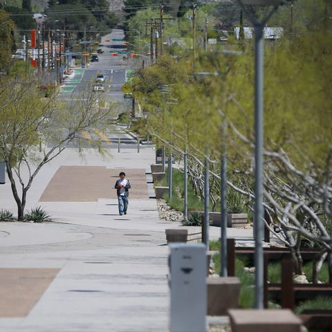 The UTEP campus was almost vacant Tuesday, March 2